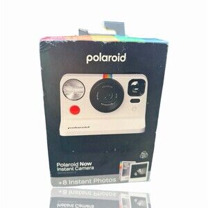 Polaroid Now Gen 2 Instant Camera White Now Everything Box Bundle + 8